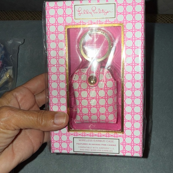 Lilly Pulitzer lot of 3 fanny pack card holder gwp wireless earbud case all nwt - Picture 4 of 4